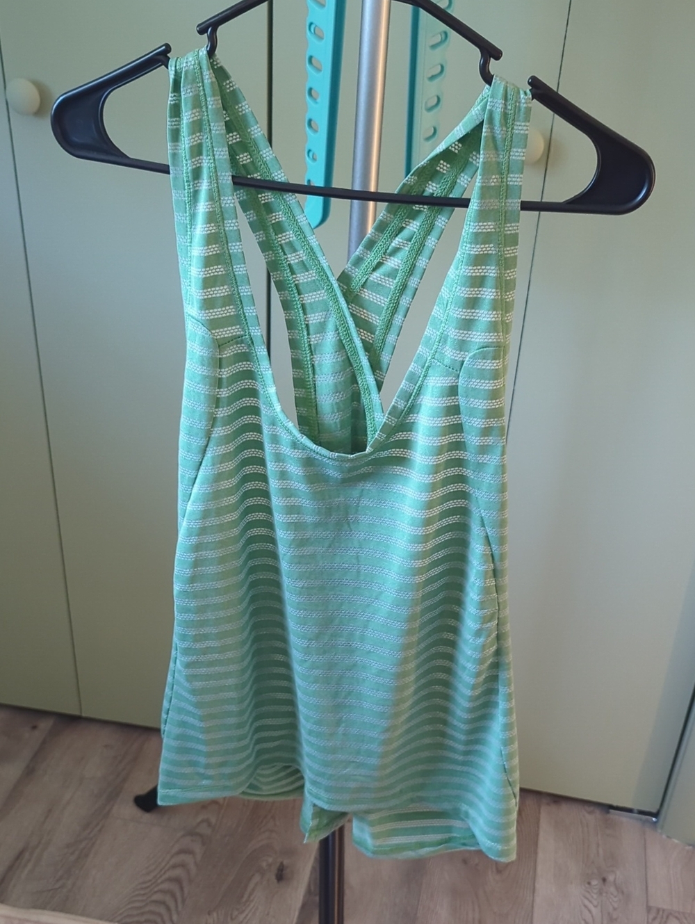 Zyia Green Split Back Nimbus Tank